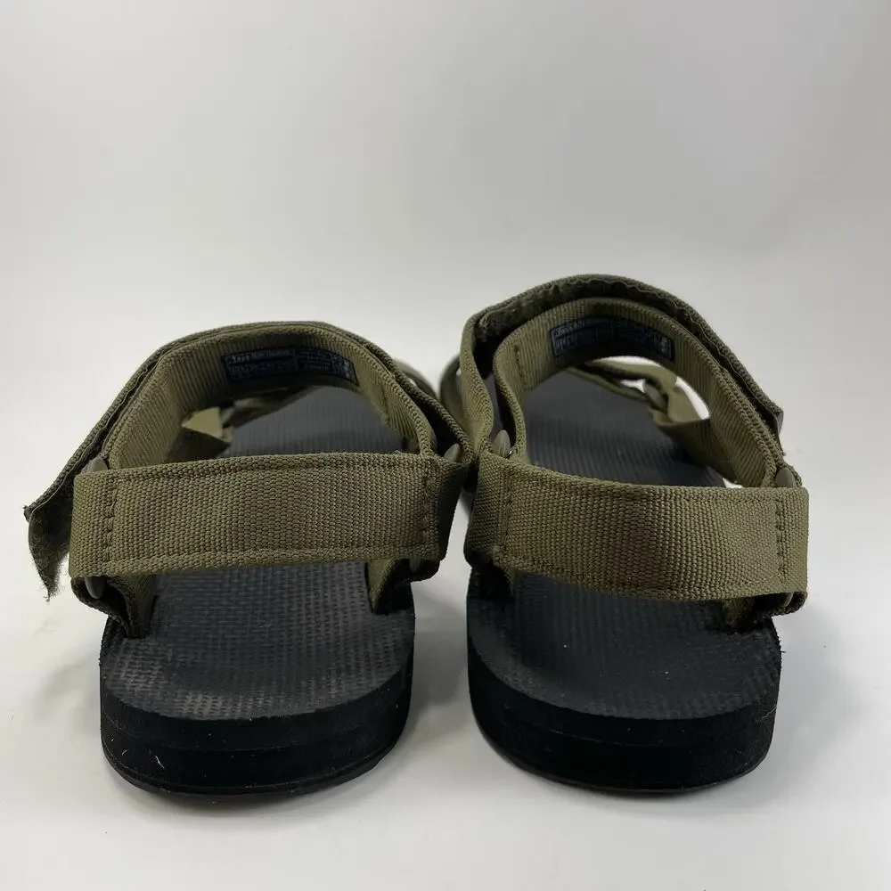Teva Original Universal Active Sandals Mens Size 9 Olive Green Strappy Athletic